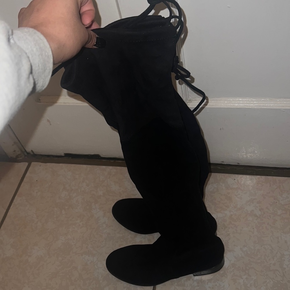 Black high new boots